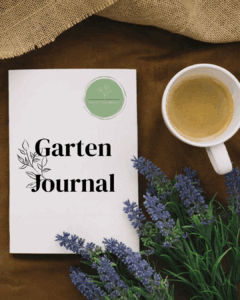 Mockup Gartenjournal. Annes LandBlüte