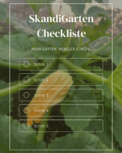 Mockup, SkandiGarten Checkliste, Annes LandBlüte