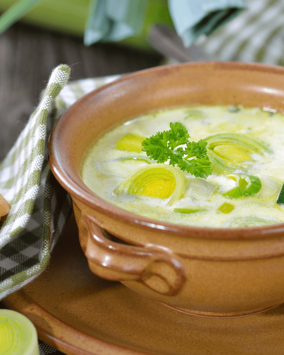 Lauchsuppe, Rustikal